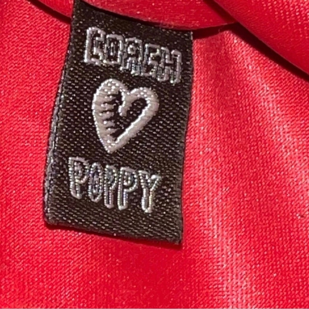 Coach poppy with hearts Glam Tote - Picture 7 of 8